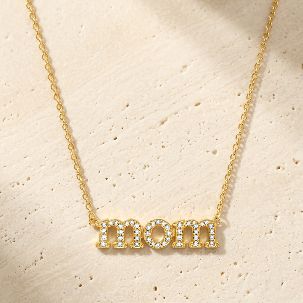 Diamond Mom Necklace by YLANG23